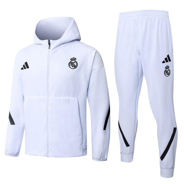 Chandal Con Capucha Real Madrid 2026/27 Blanco